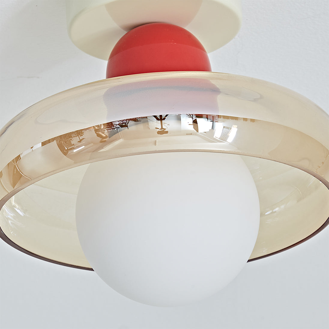 WINDSOR WOVEN BRASS CEILING LANTERN