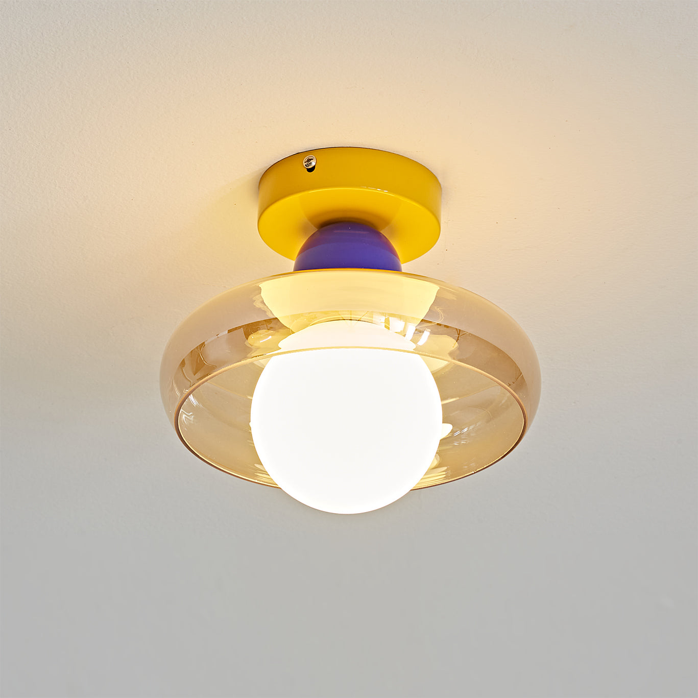 WINDSOR WOVEN BRASS CEILING LANTERN