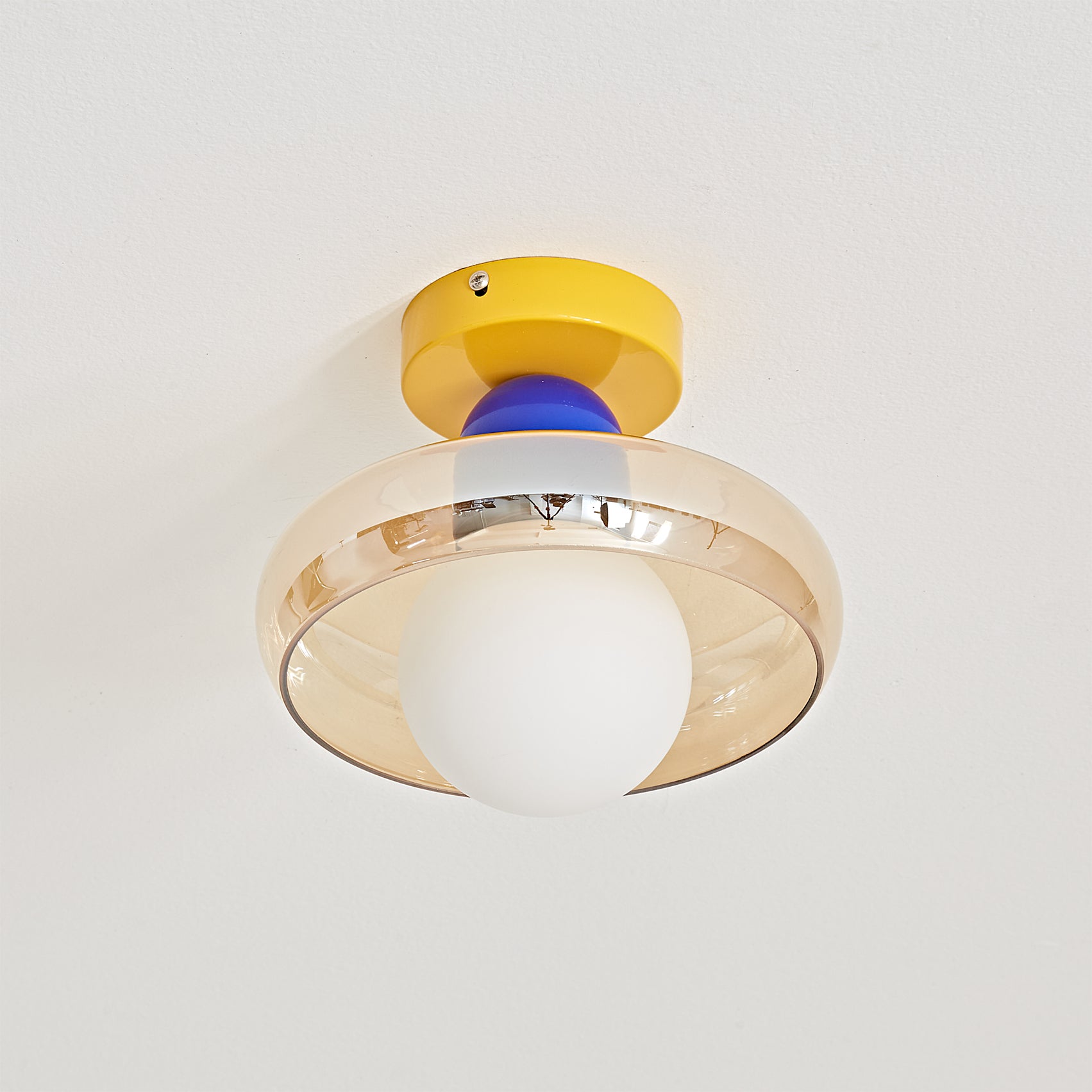 WINDSOR WOVEN BRASS CEILING LANTERN