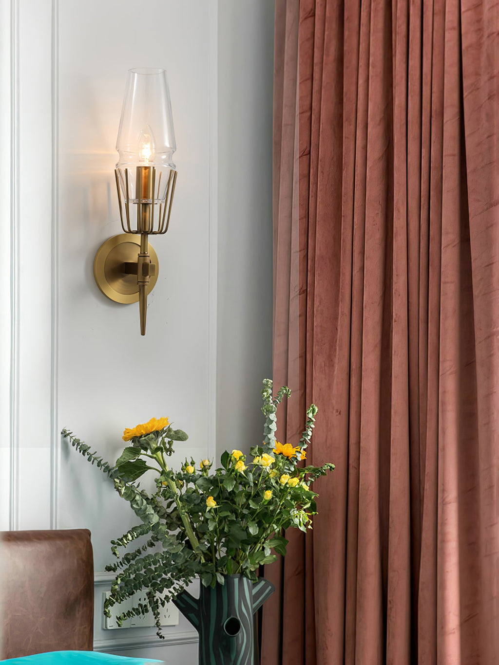 Ravenswood Gilded Wall Sconce