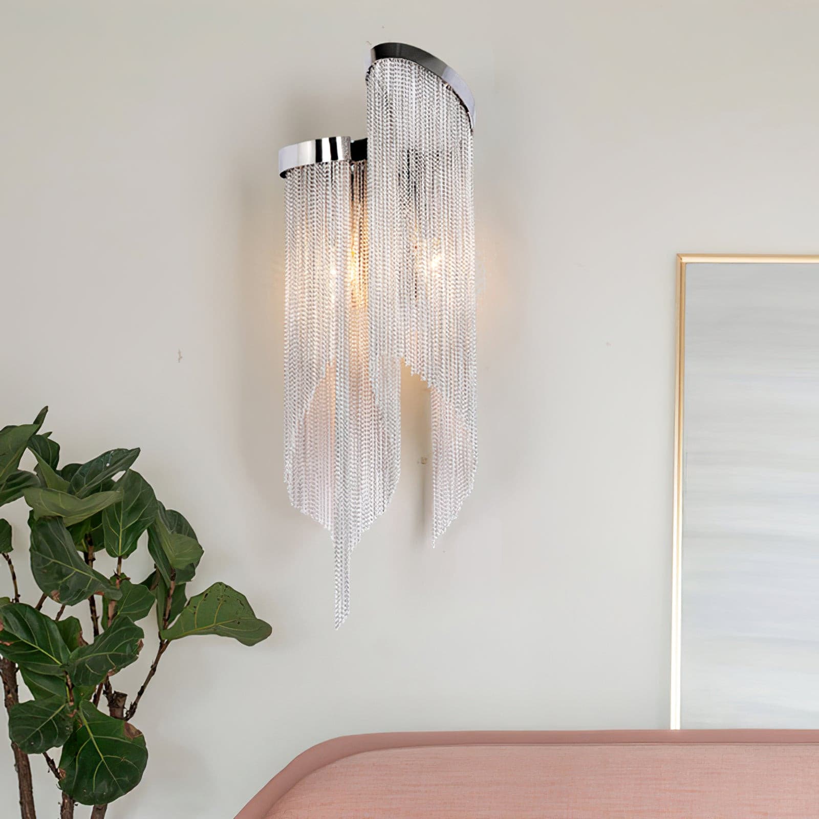 WINTHROP CHAIN-DRAPED ILLUMINATOR