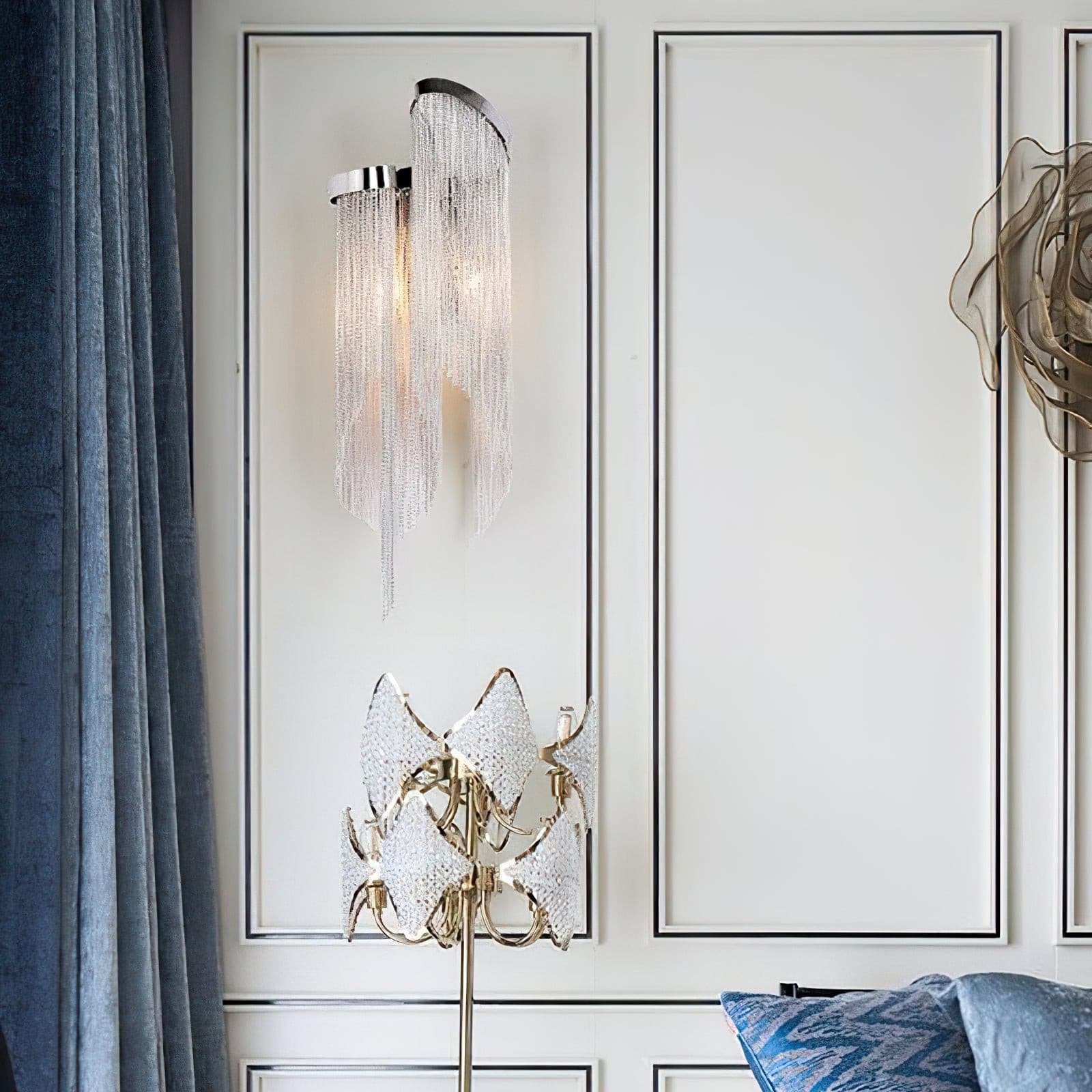 WINTHROP CHAIN-DRAPED ILLUMINATOR