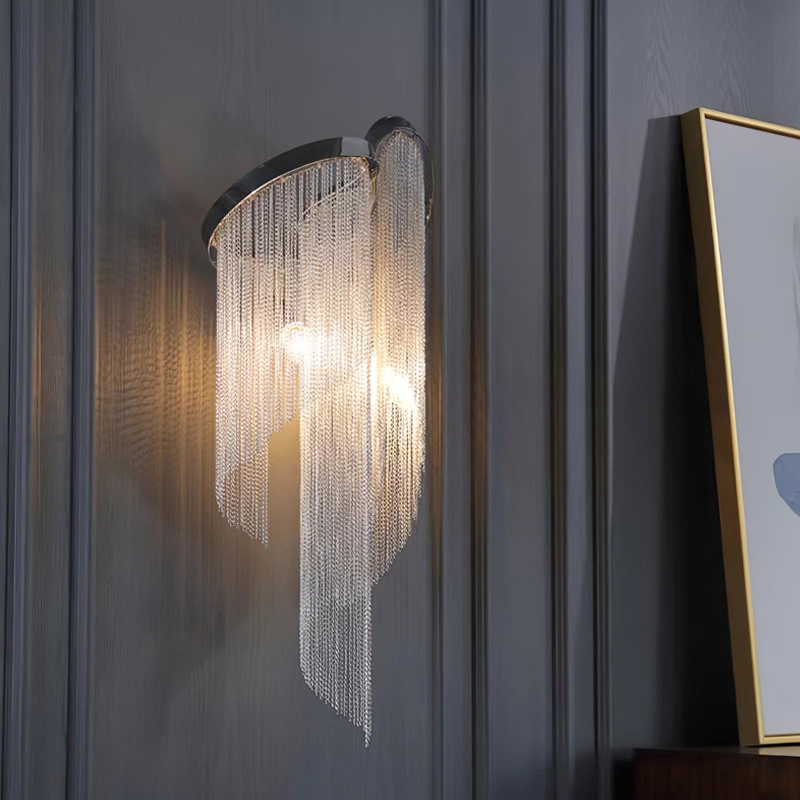 WINTHROP CHAIN-DRAPED ILLUMINATOR