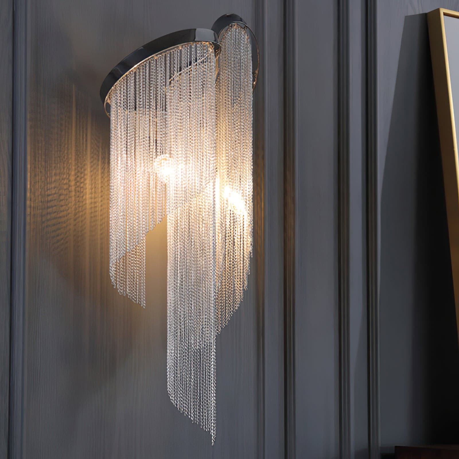 WINTHROP CHAIN-DRAPED ILLUMINATOR