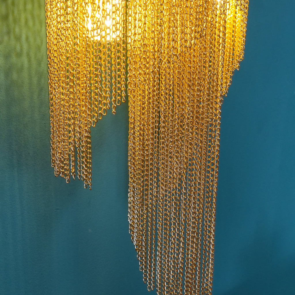 WINTHROP CHAIN-DRAPED ILLUMINATOR