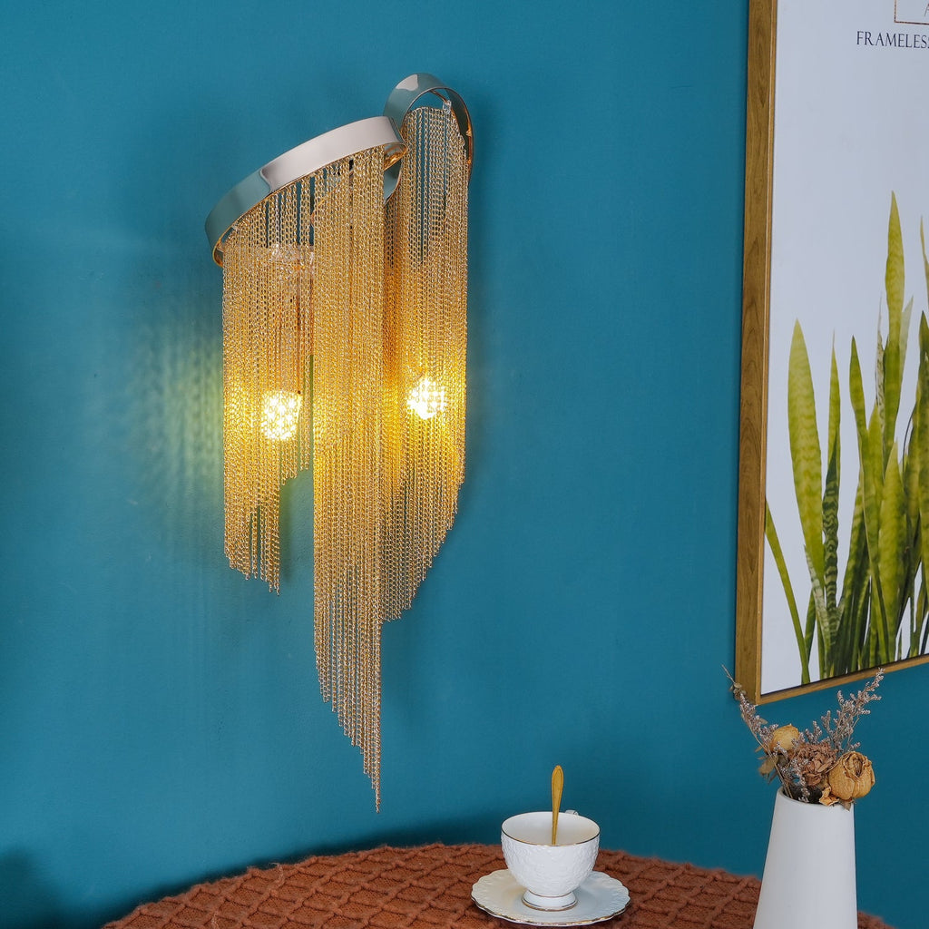 WINTHROP CHAIN-DRAPED ILLUMINATOR
