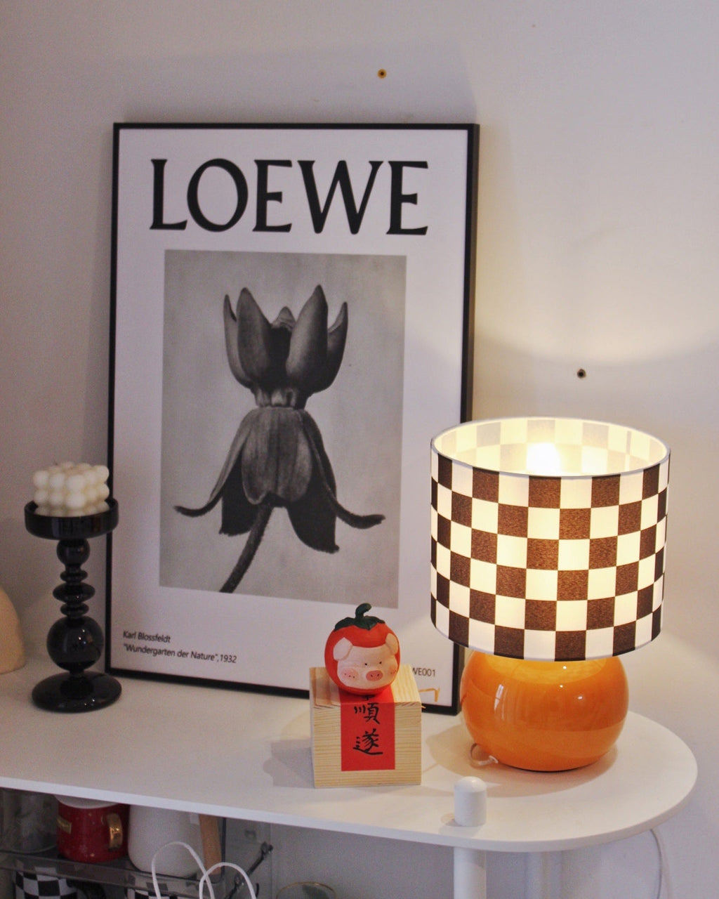 FARQUHAR CHECKERED ILLUMINATION LAMP