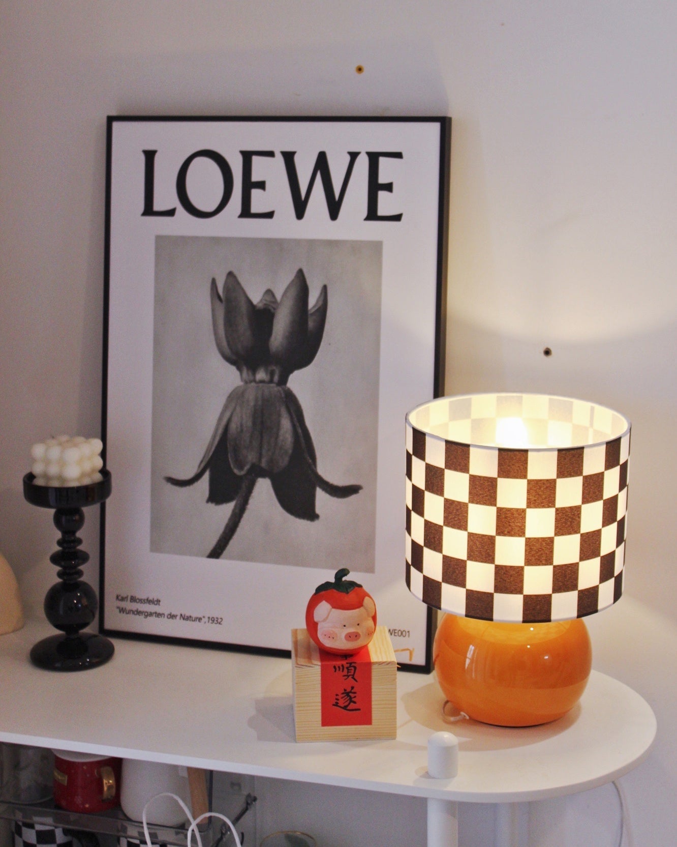 FARQUHAR CHECKERED ILLUMINATION LAMP