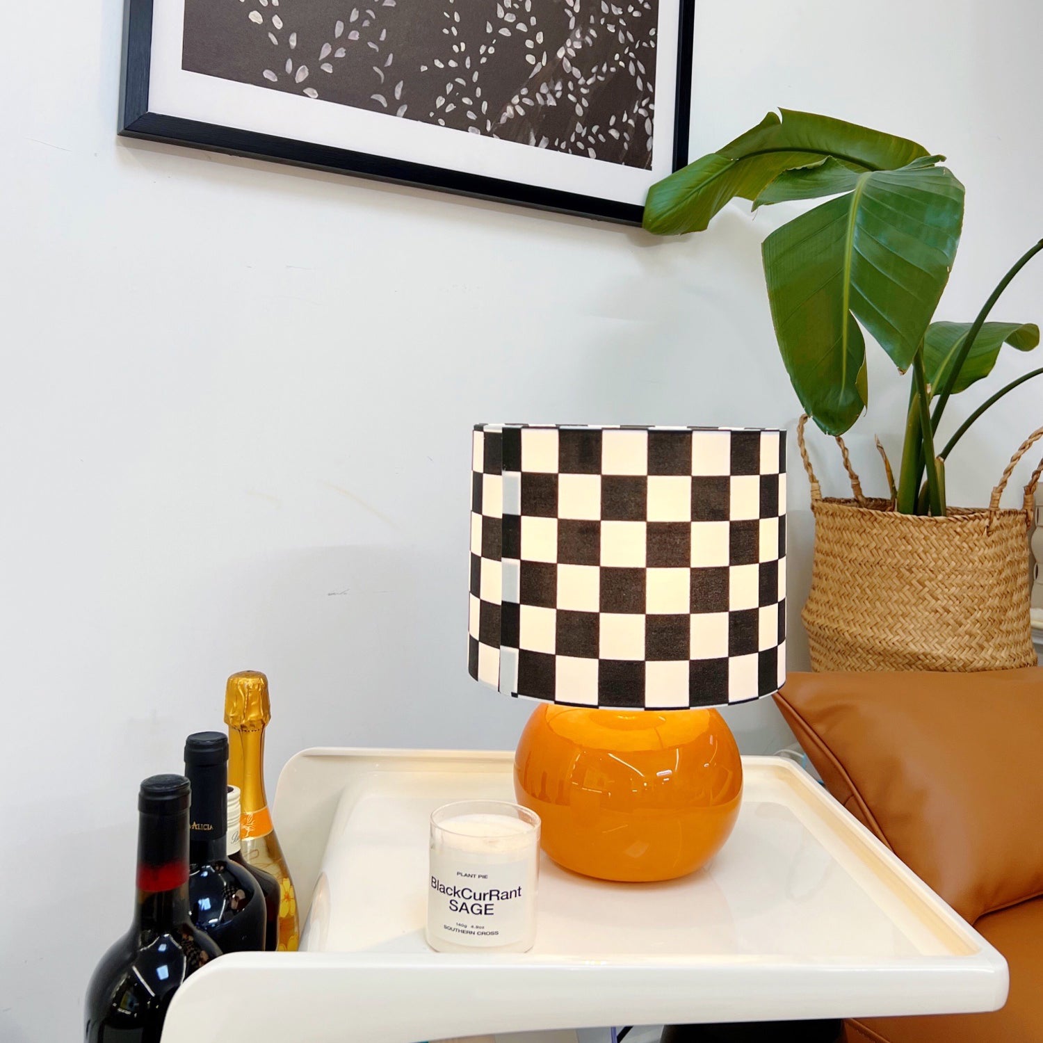 FARQUHAR CHECKERED ILLUMINATION LAMP
