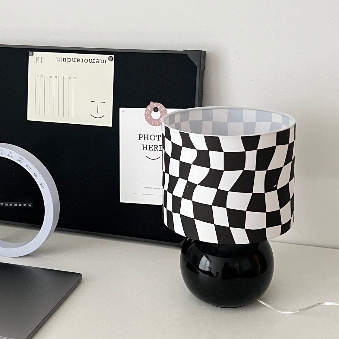 FARQUHAR CHECKERED ILLUMINATION LAMP