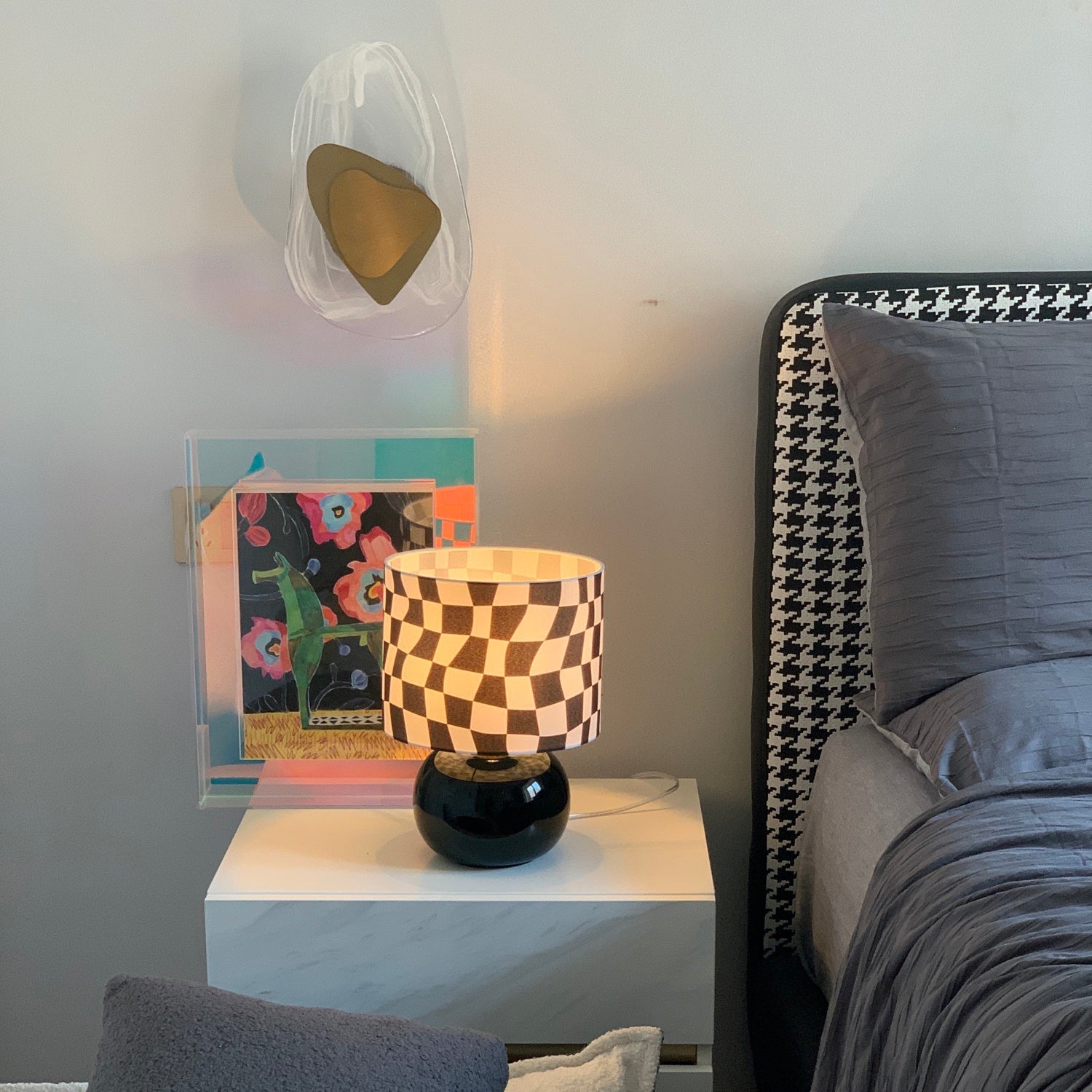 FARQUHAR CHECKERED ILLUMINATION LAMP