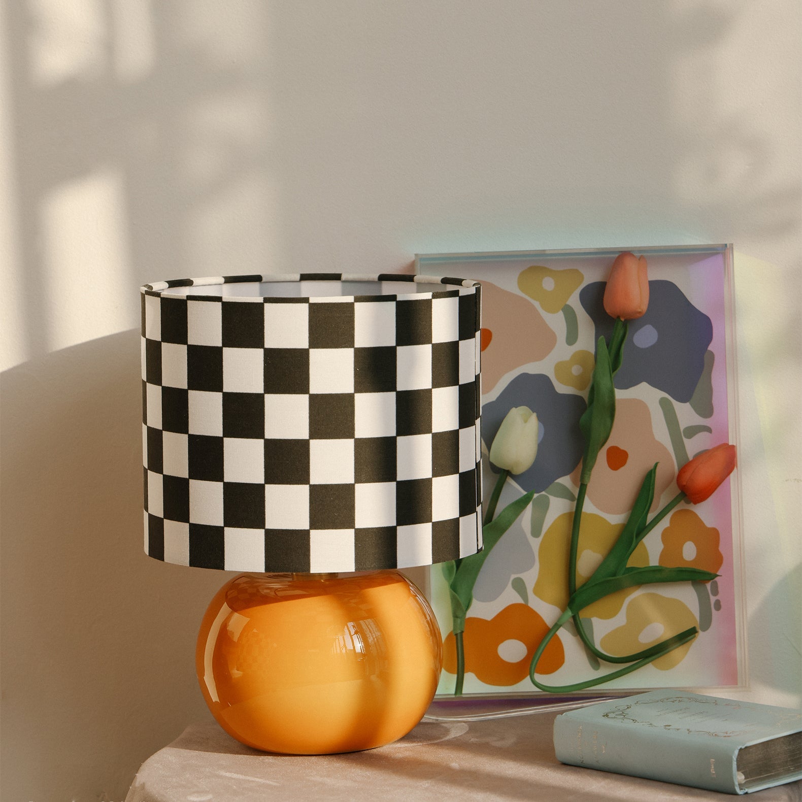 FARQUHAR CHECKERED ILLUMINATION LAMP