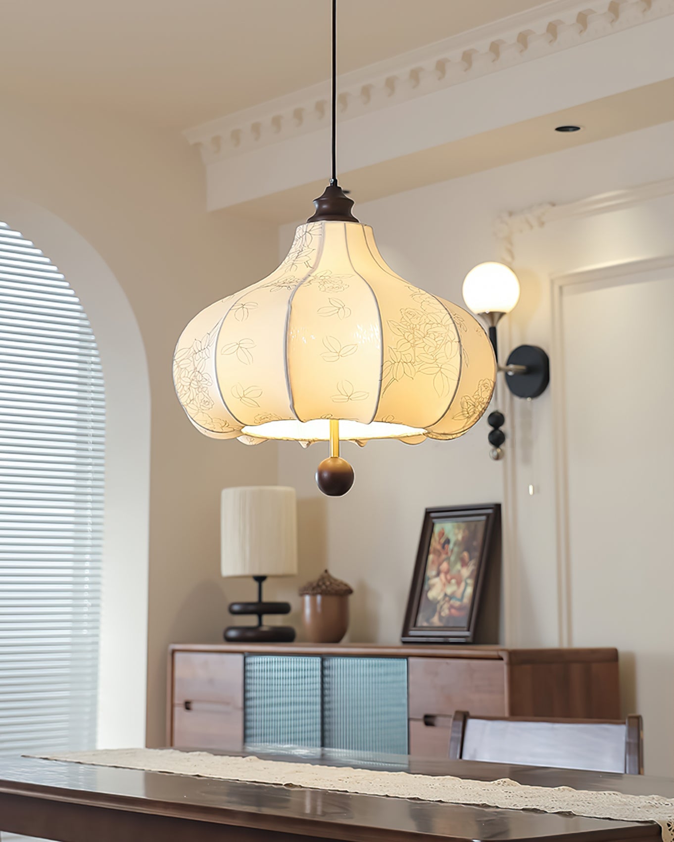 RAVENWOOD TEXTILE HANGING LANTERN