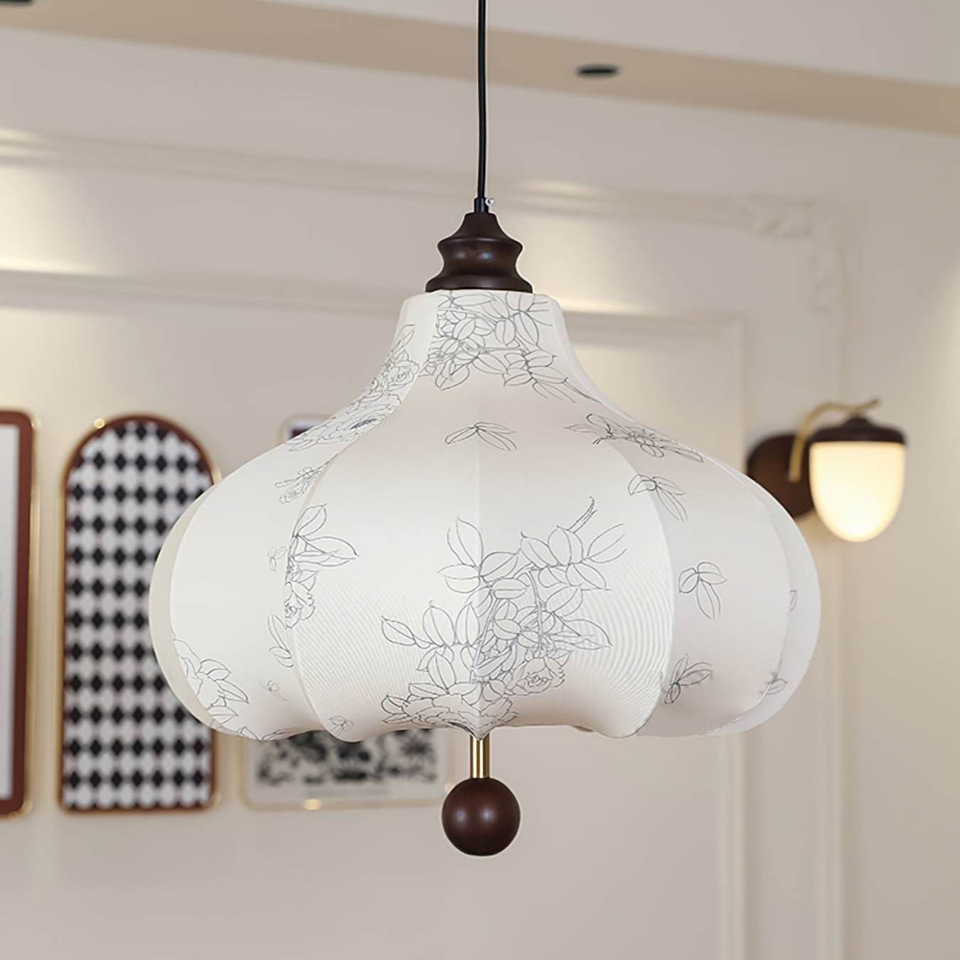 RAVENWOOD TEXTILE HANGING LANTERN