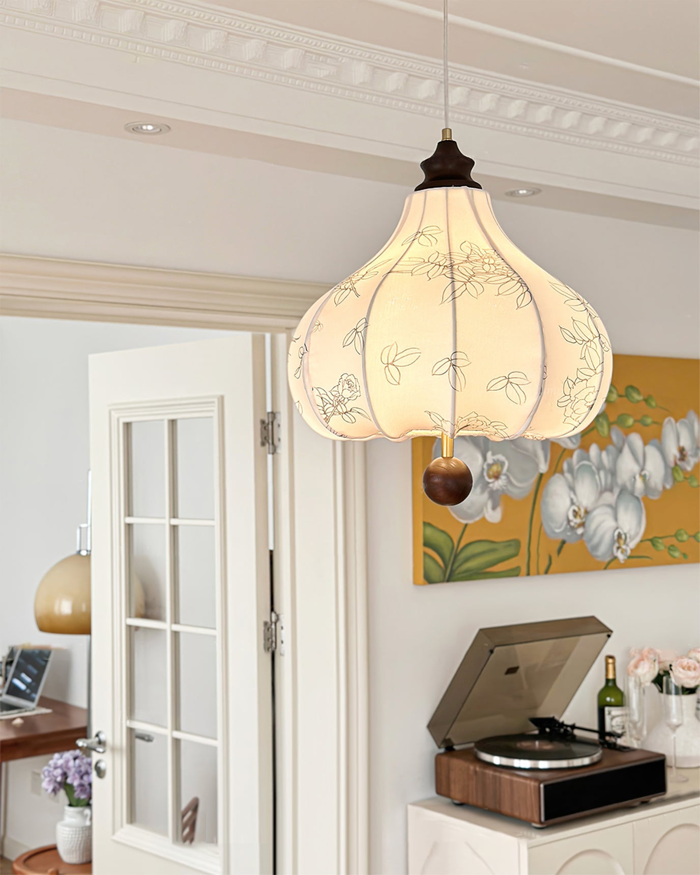 RAVENWOOD TEXTILE HANGING LANTERN