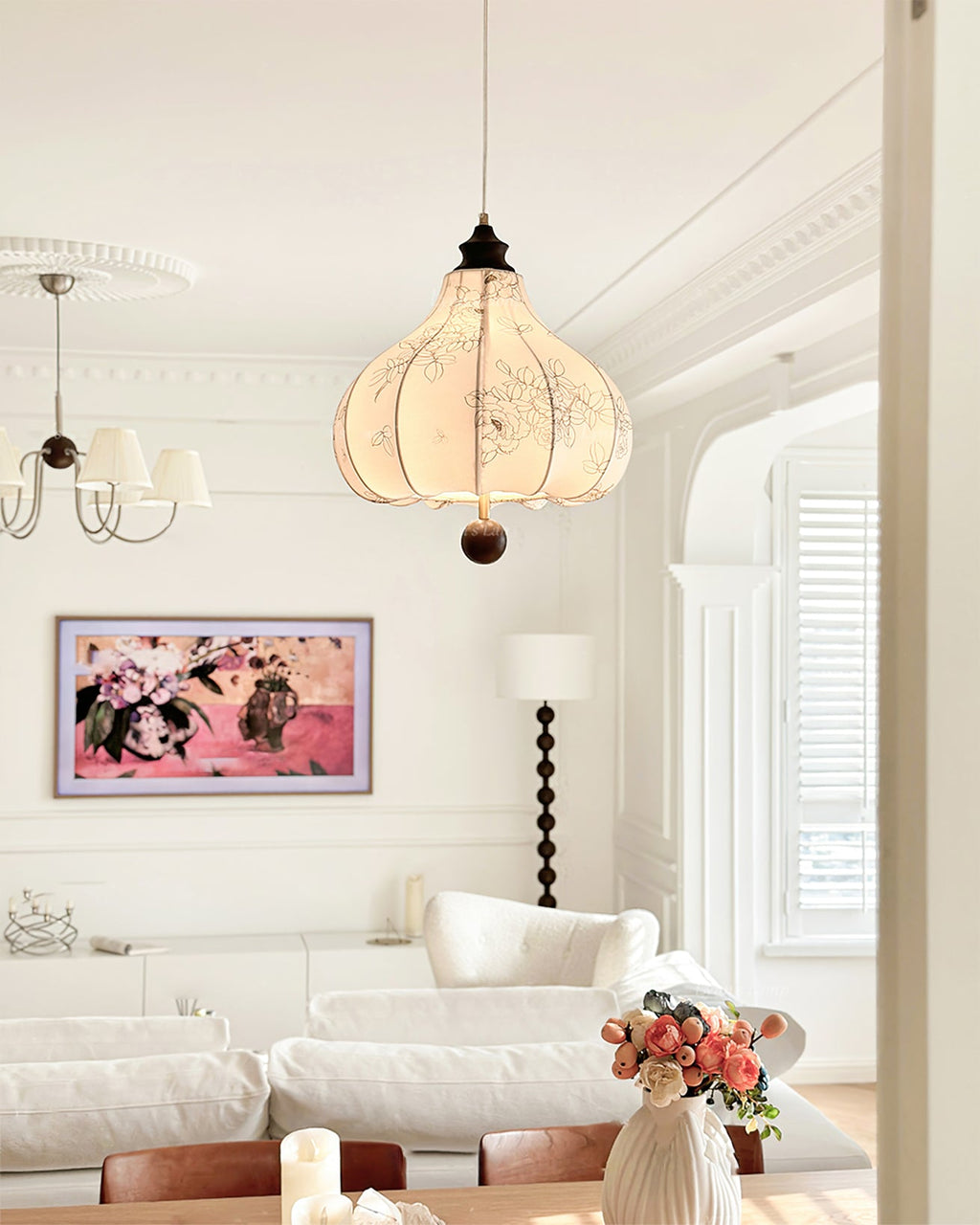 RAVENWOOD TEXTILE HANGING LANTERN