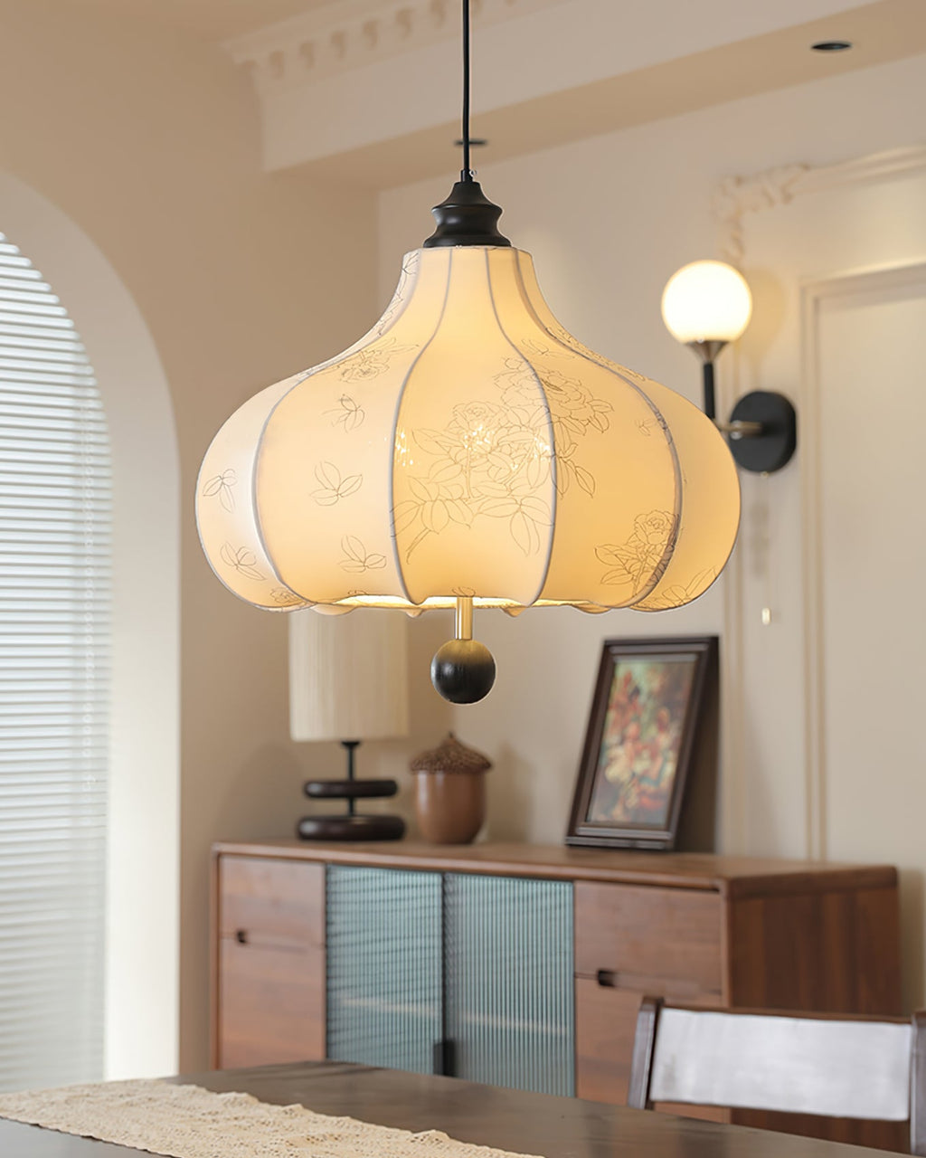 RAVENWOOD TEXTILE HANGING LANTERN