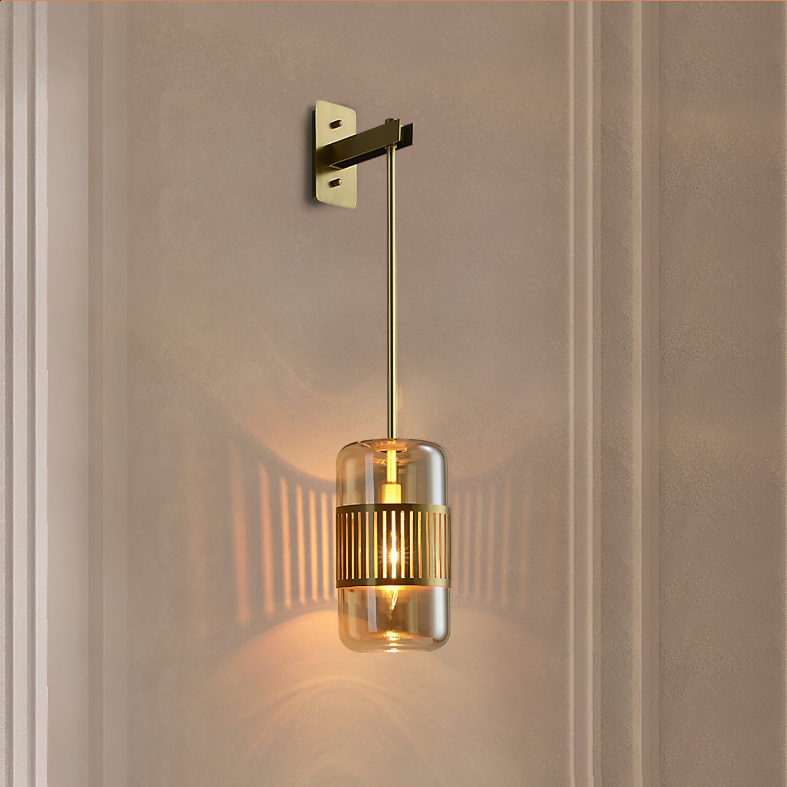 FENWICK SCULPTED IRON WALL SCONCE