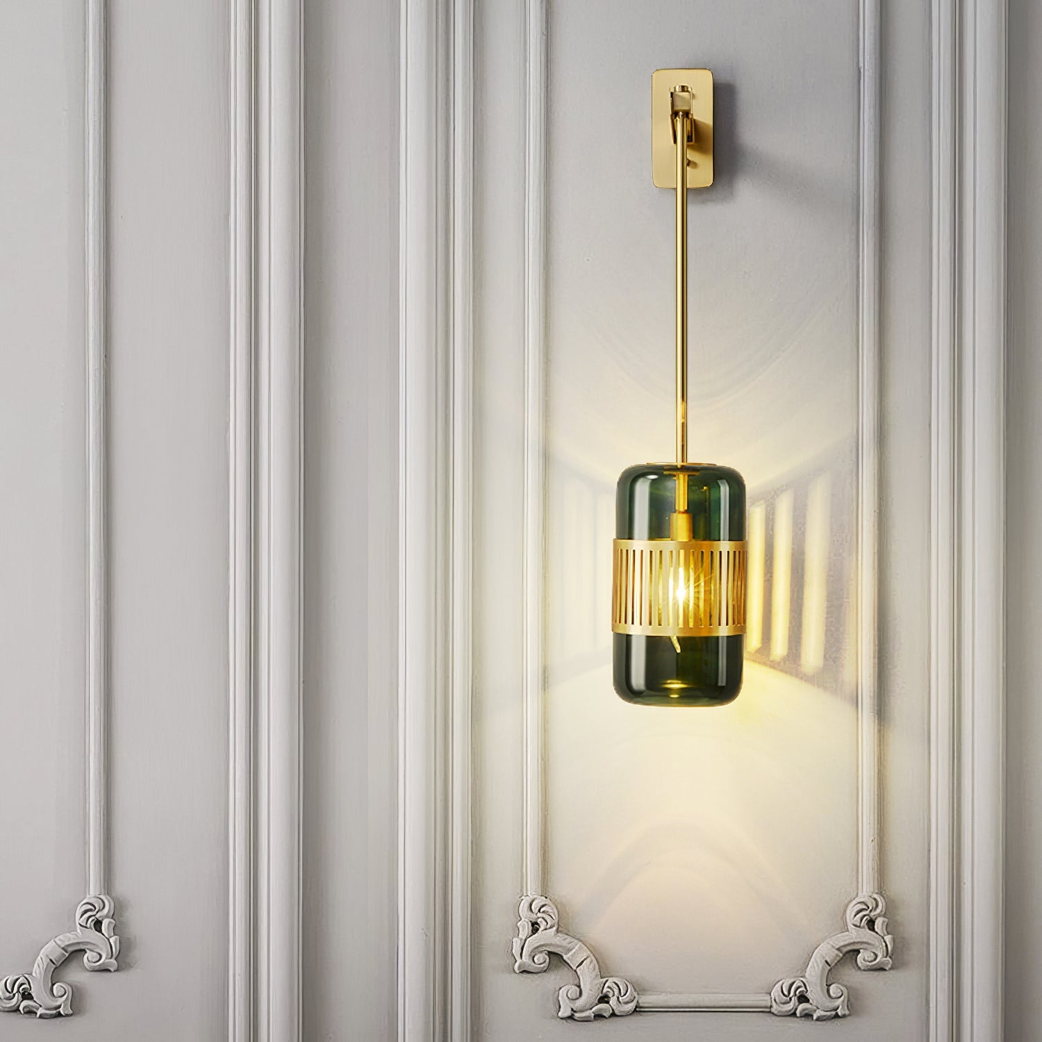 FENWICK SCULPTED IRON WALL SCONCE