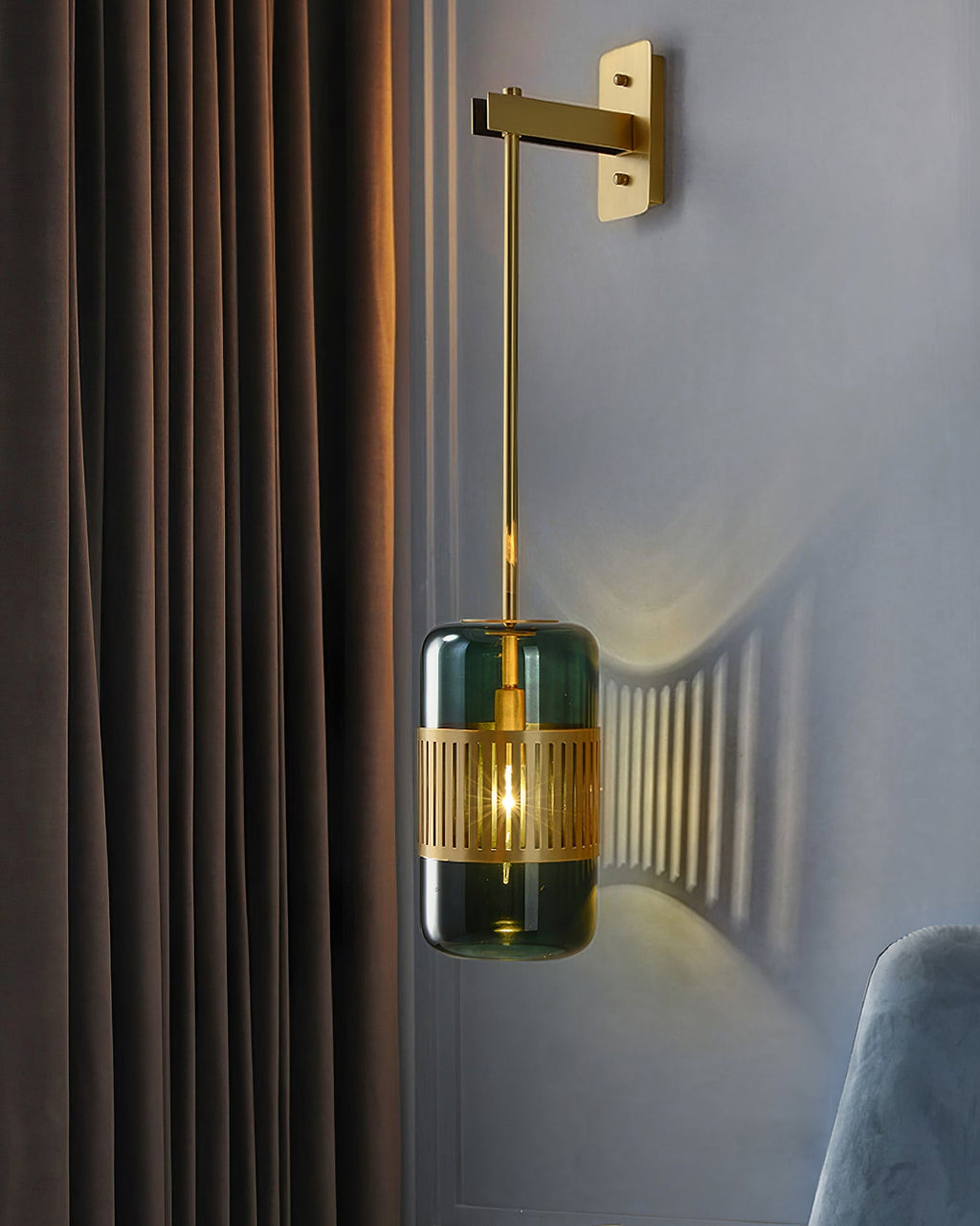FENWICK SCULPTED IRON WALL SCONCE