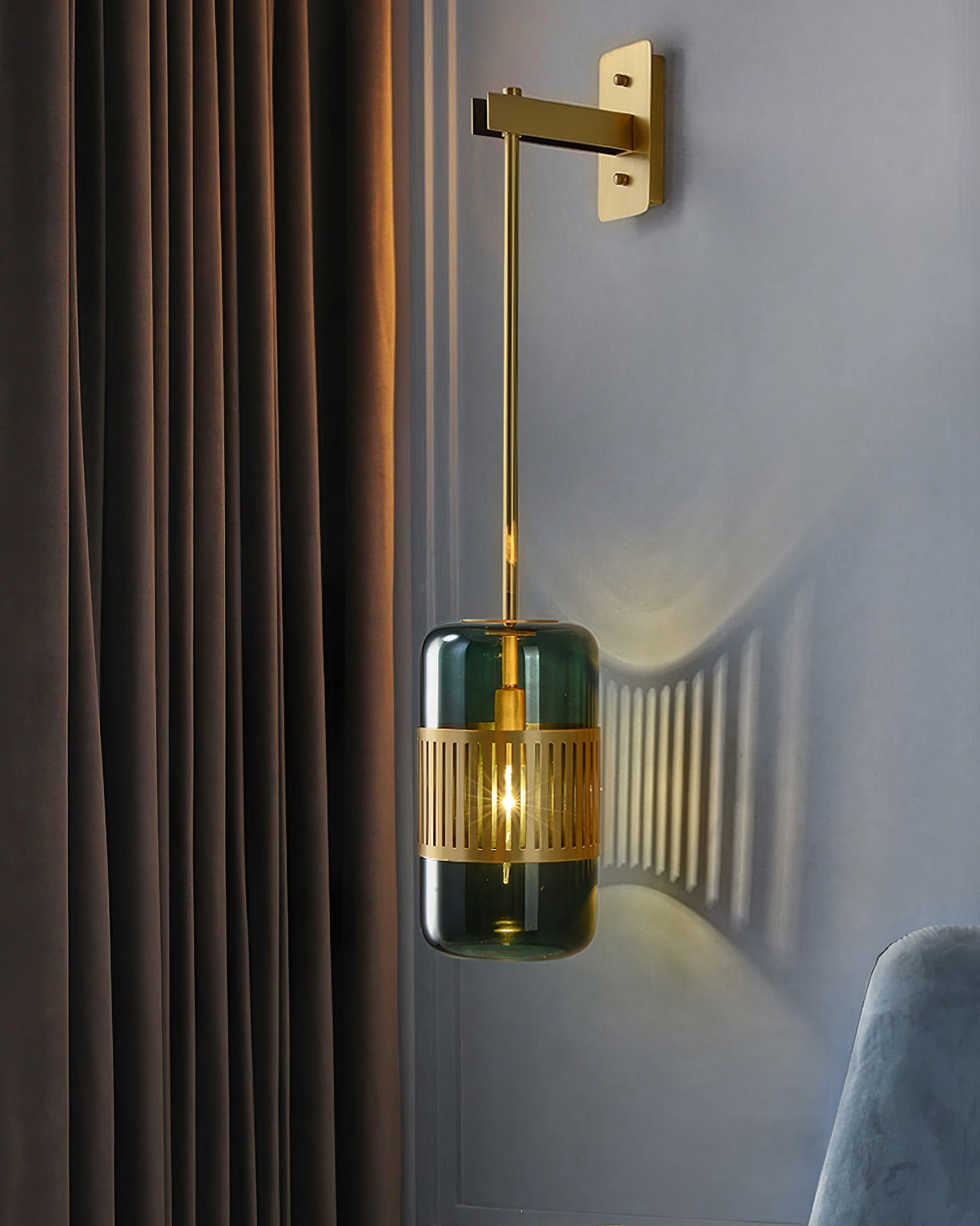 FENWICK SCULPTED IRON WALL SCONCE