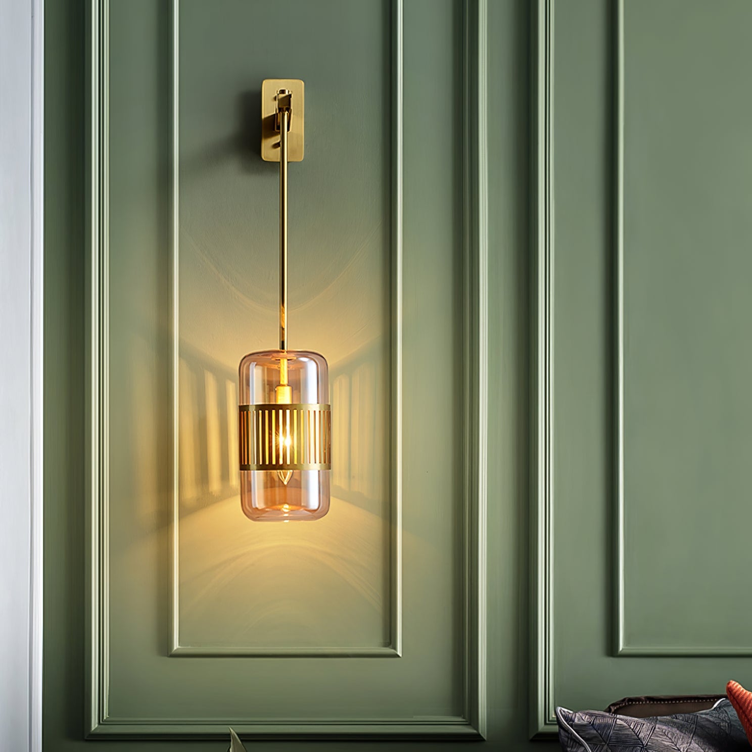 FENWICK SCULPTED IRON WALL SCONCE