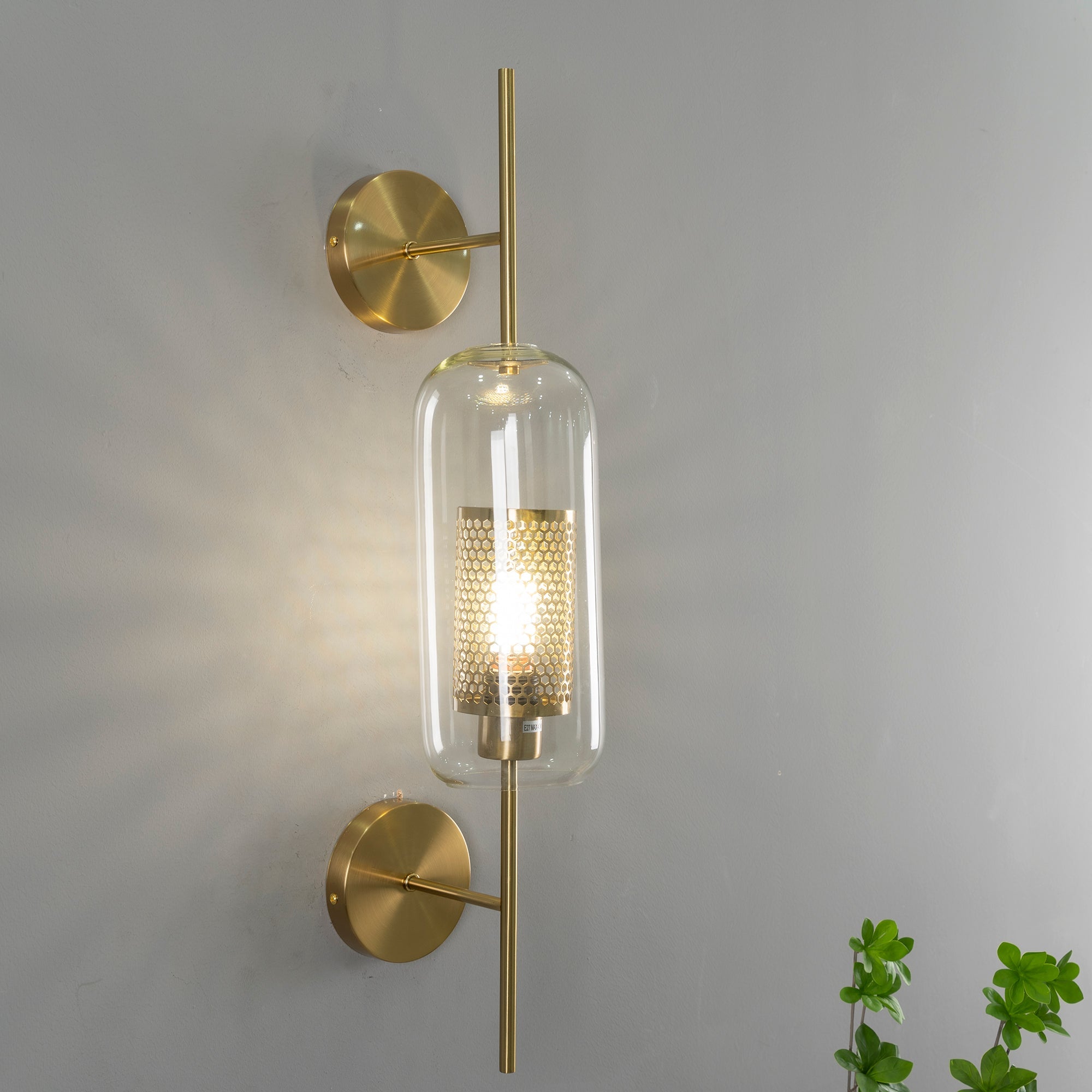 Winchester Crystal Halo Wall Sconce