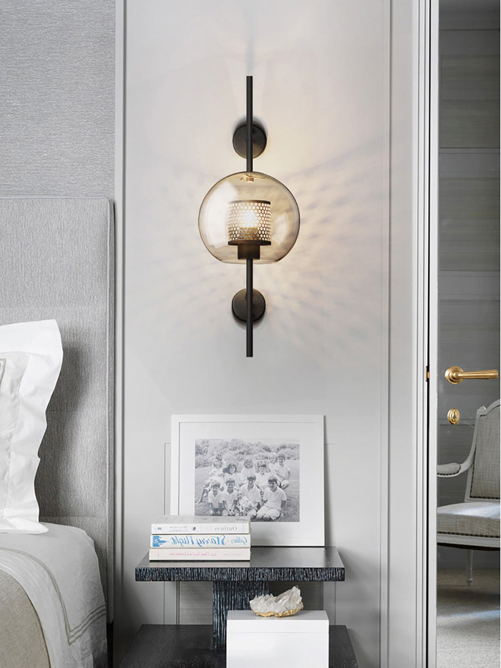 Winchester Crystal Halo Wall Sconce