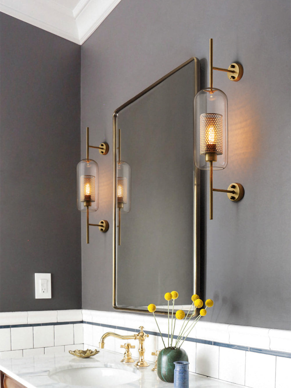 Winchester Crystal Halo Wall Sconce