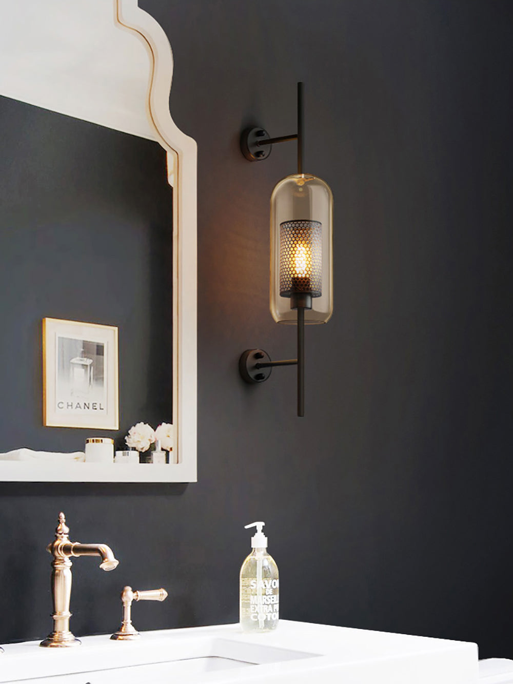 Winchester Crystal Halo Wall Sconce
