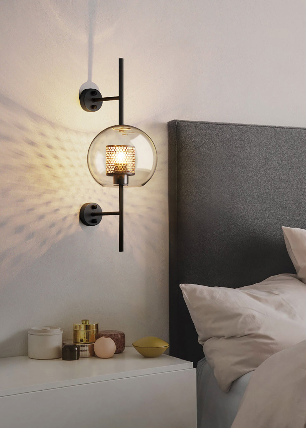 Winchester Crystal Halo Wall Sconce
