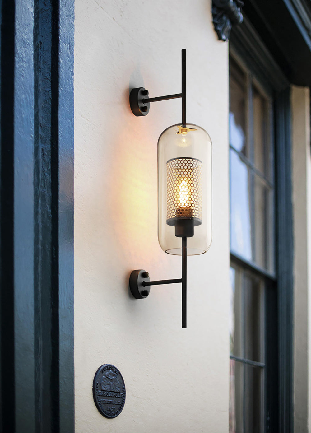 Winchester Crystal Halo Wall Sconce