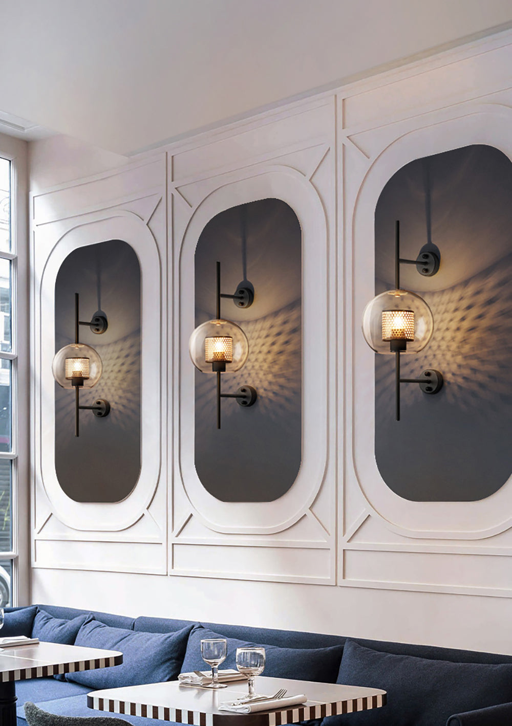 Winchester Crystal Halo Wall Sconce
