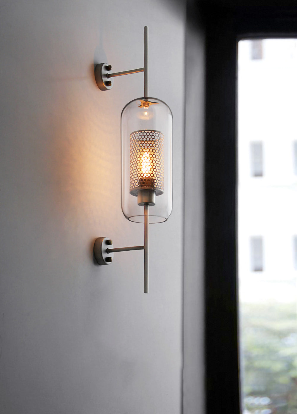 Winchester Crystal Halo Wall Sconce