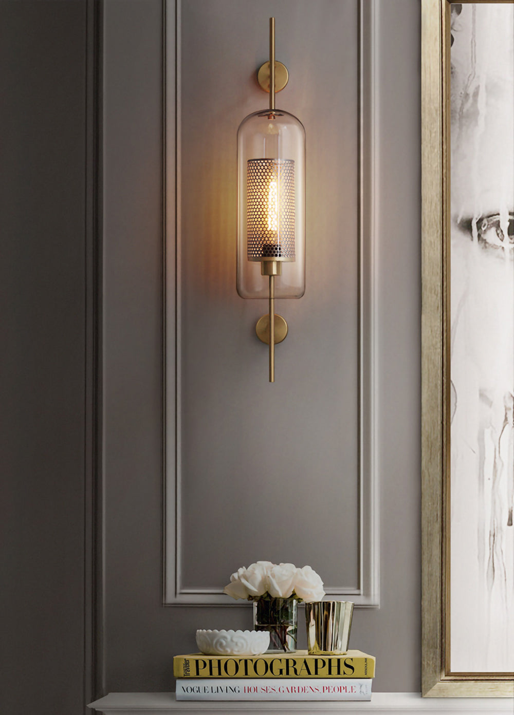 Winchester Crystal Halo Wall Sconce