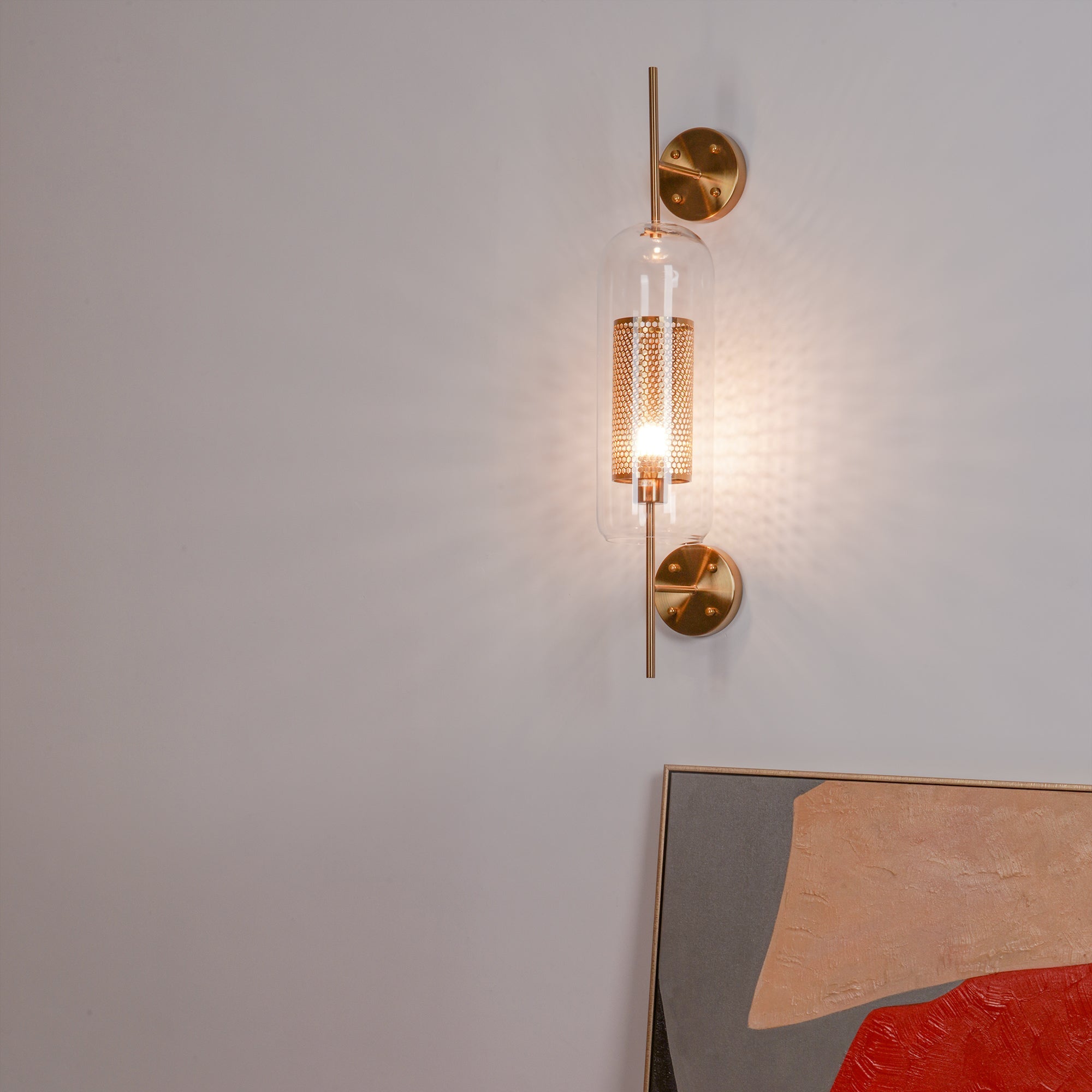 Winchester Crystal Halo Wall Sconce