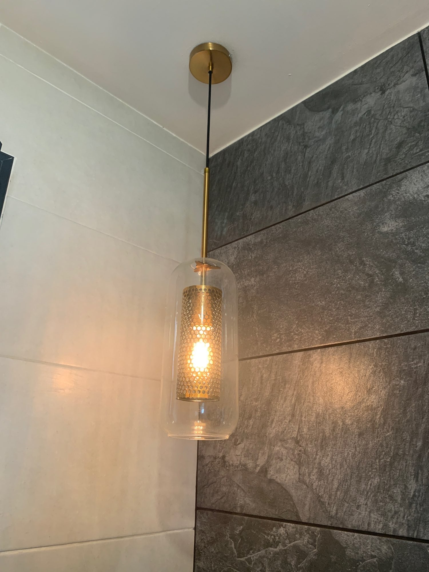 FENWICK CRYSTAL DROPLET HANGING LANTERN