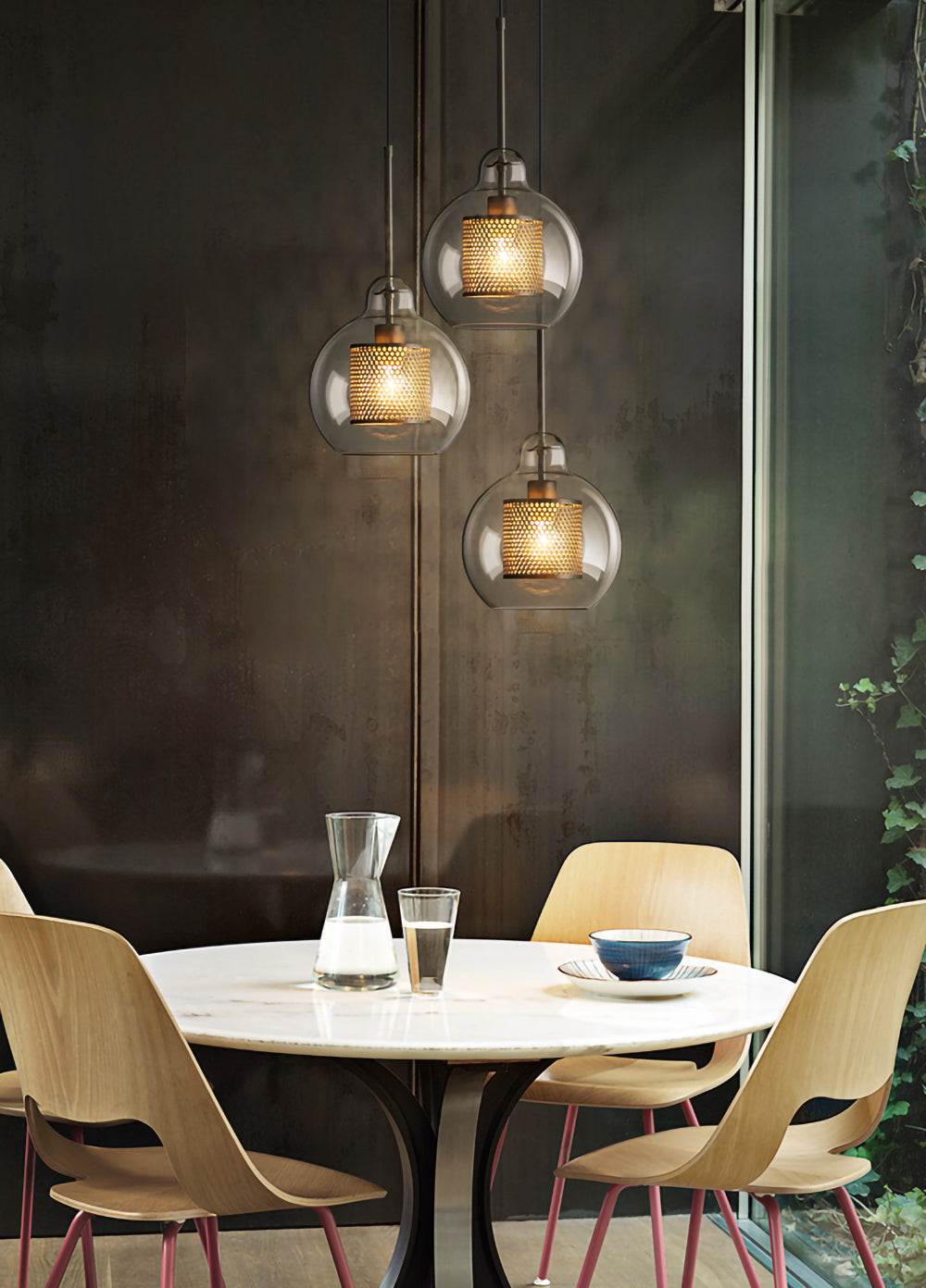 FENWICK CRYSTAL DROPLET HANGING LANTERN