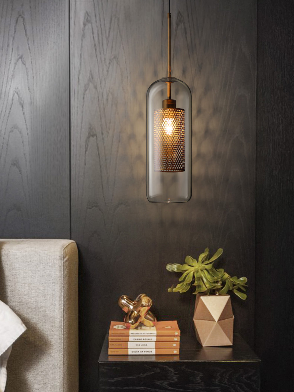FENWICK CRYSTAL DROPLET HANGING LANTERN