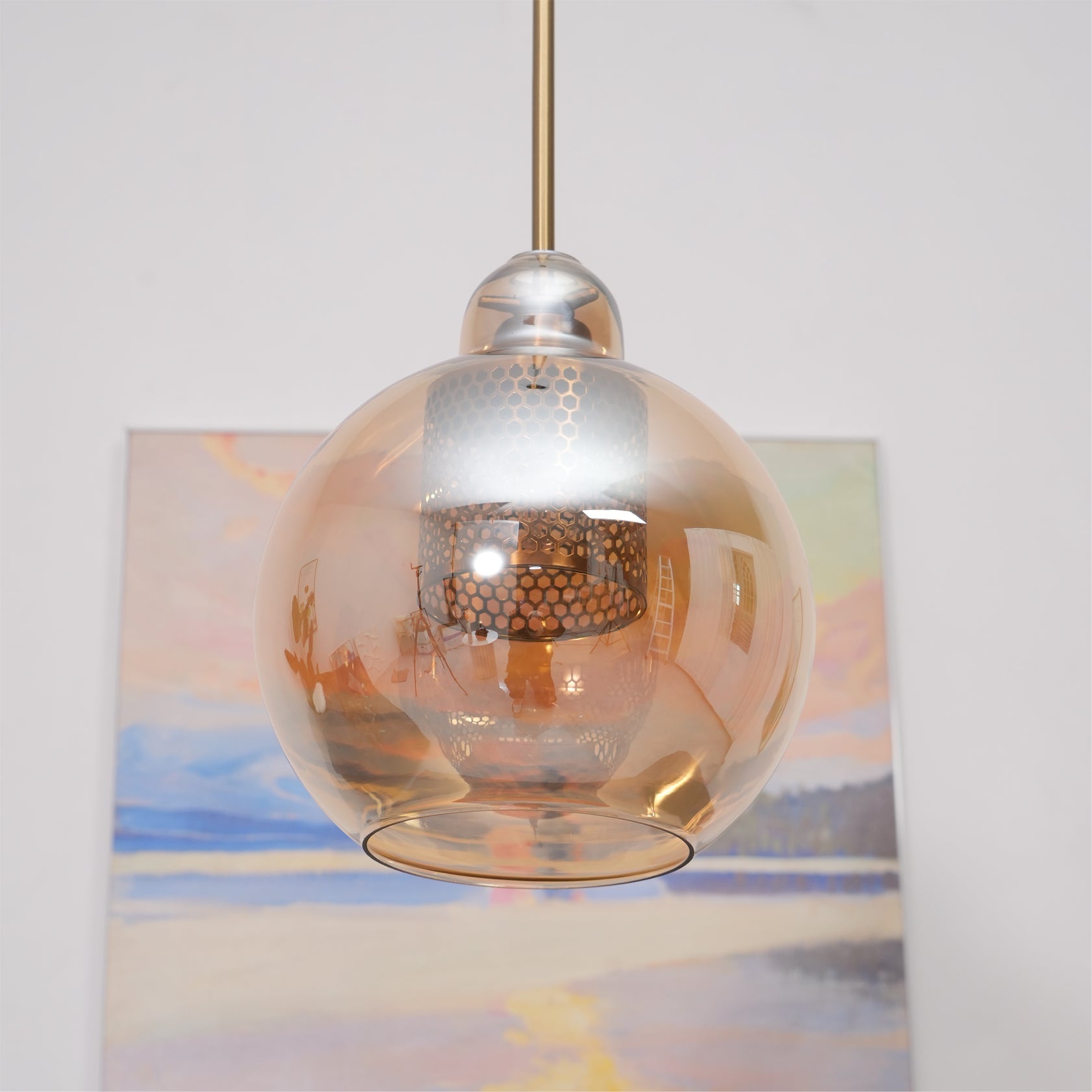 FENWICK CRYSTAL DROPLET HANGING LANTERN