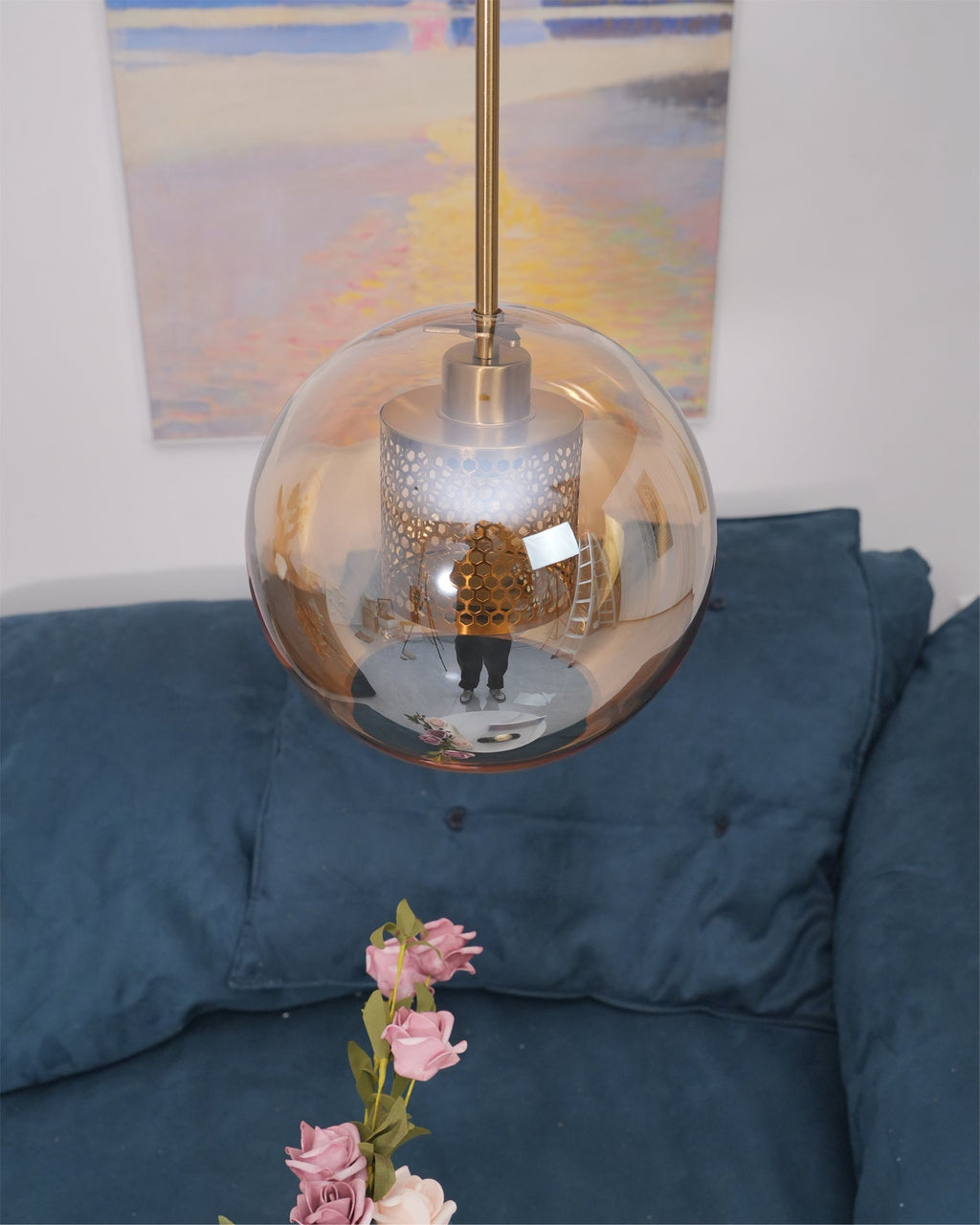 FENWICK CRYSTAL DROPLET HANGING LANTERN