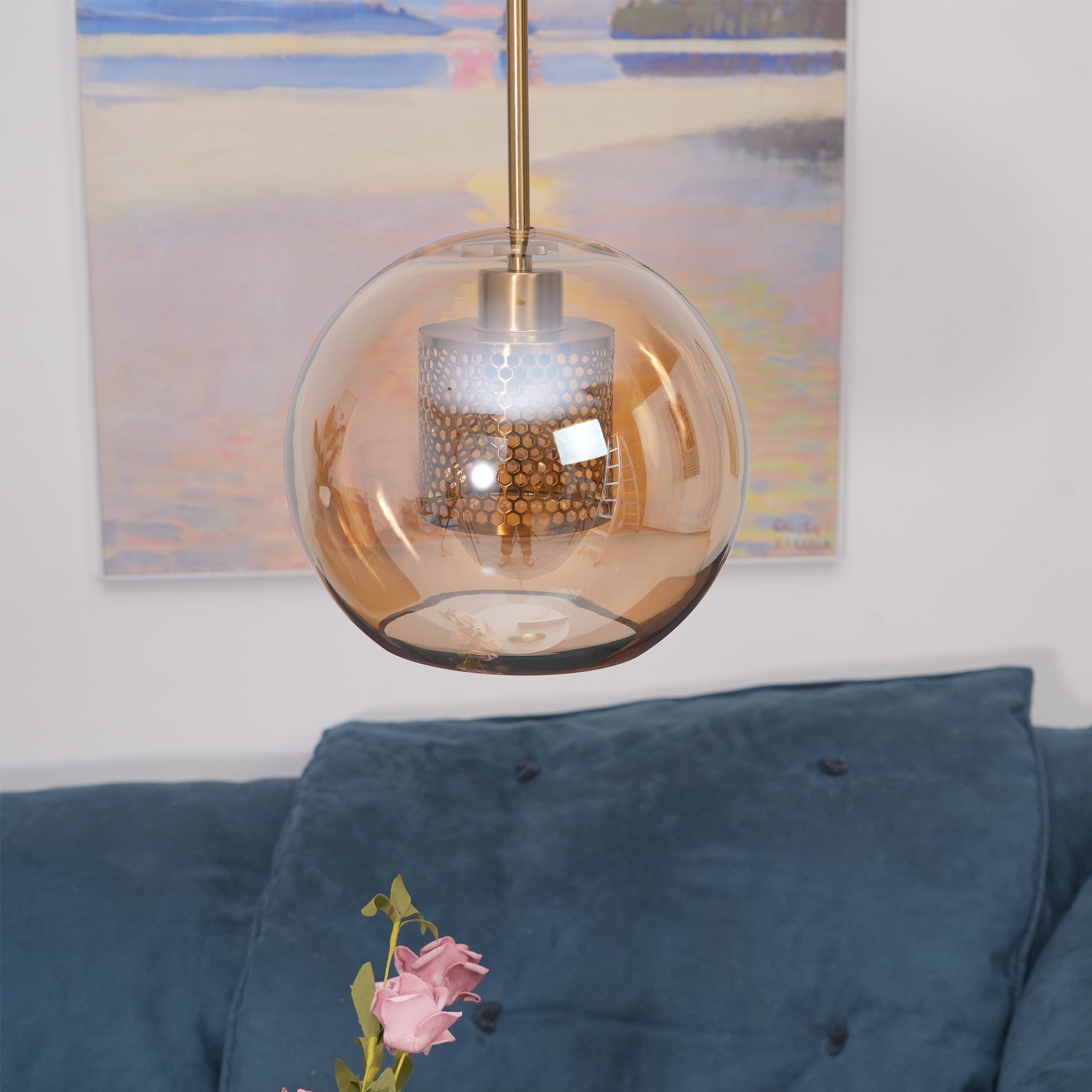 FENWICK CRYSTAL DROPLET HANGING LANTERN