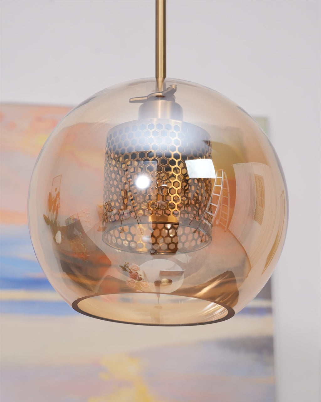 FENWICK CRYSTAL DROPLET HANGING LANTERN