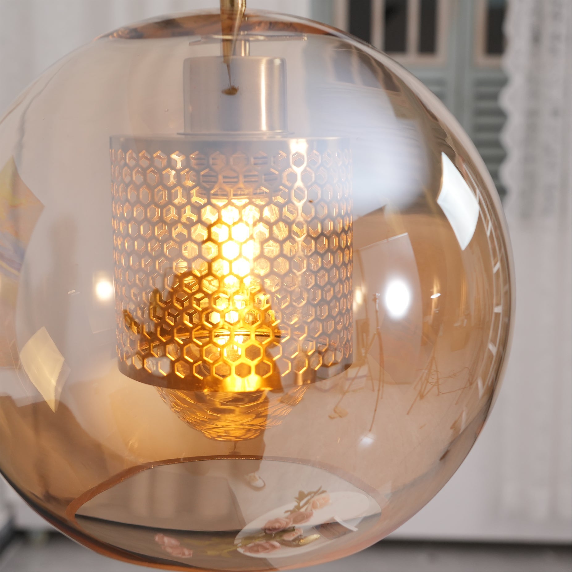 FENWICK CRYSTAL DROPLET HANGING LANTERN