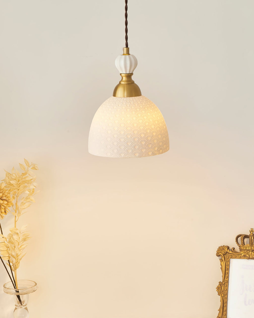 WINTHROP STONEWARE HANGING LANTERN