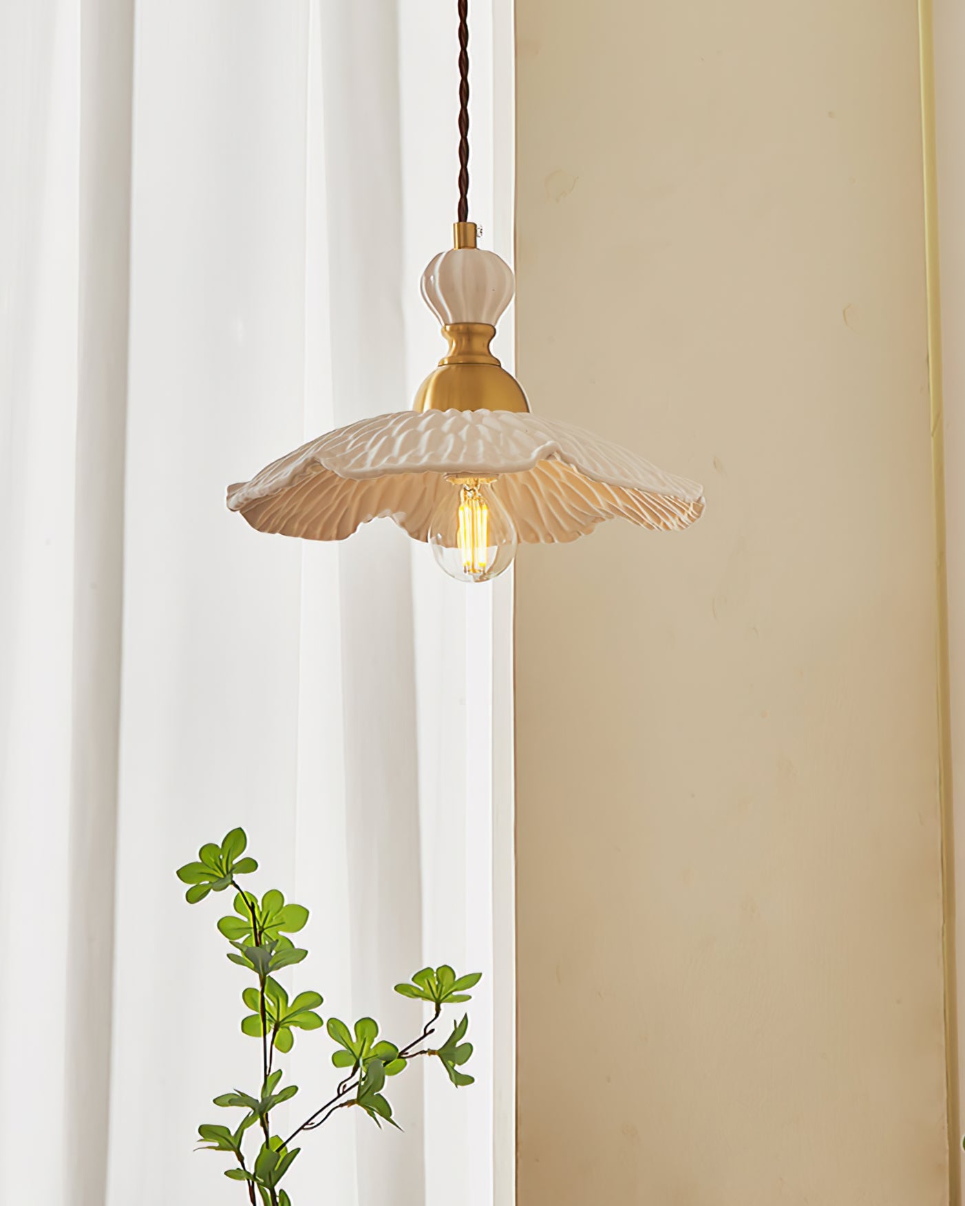 WINTHROP STONEWARE HANGING LANTERN