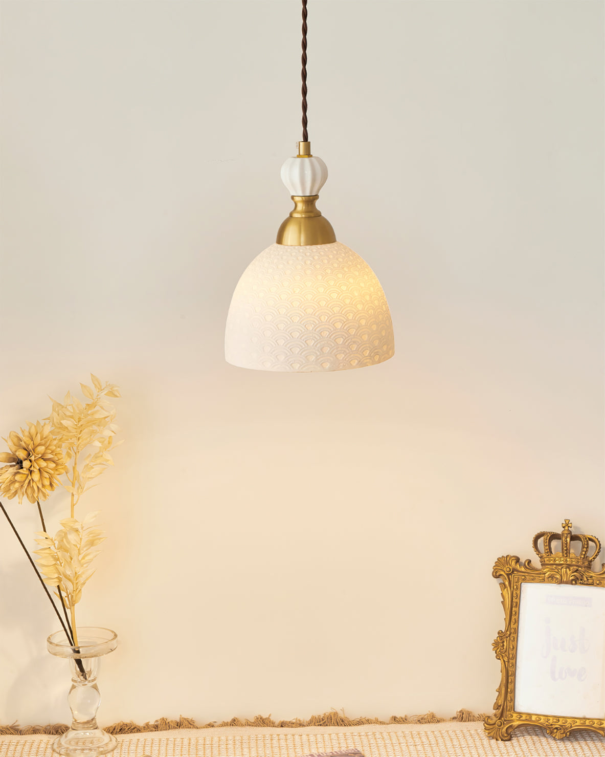 WINTHROP STONEWARE HANGING LANTERN