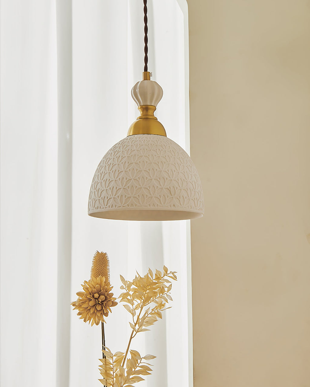 WINTHROP STONEWARE HANGING LANTERN
