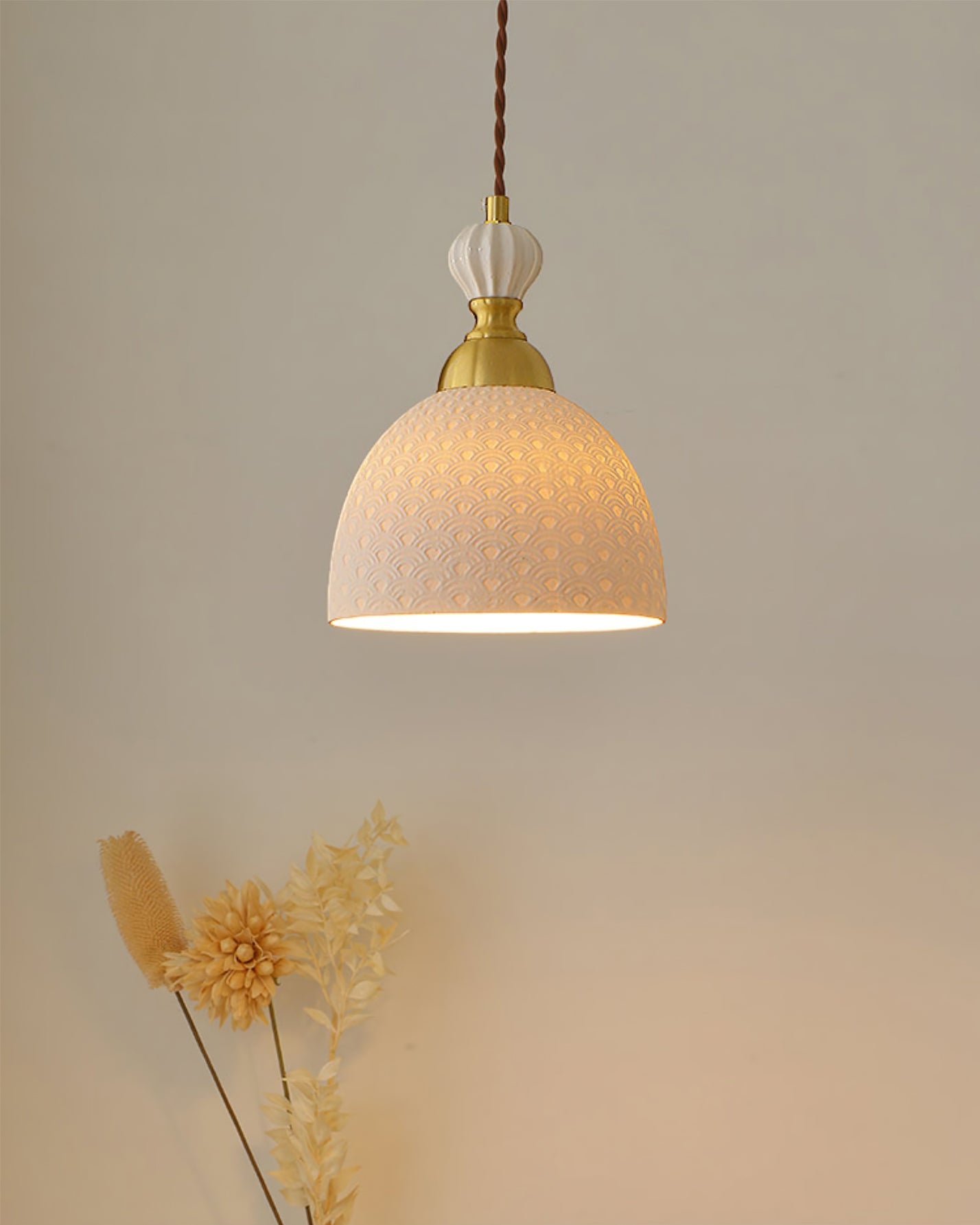 WINTHROP STONEWARE HANGING LANTERN