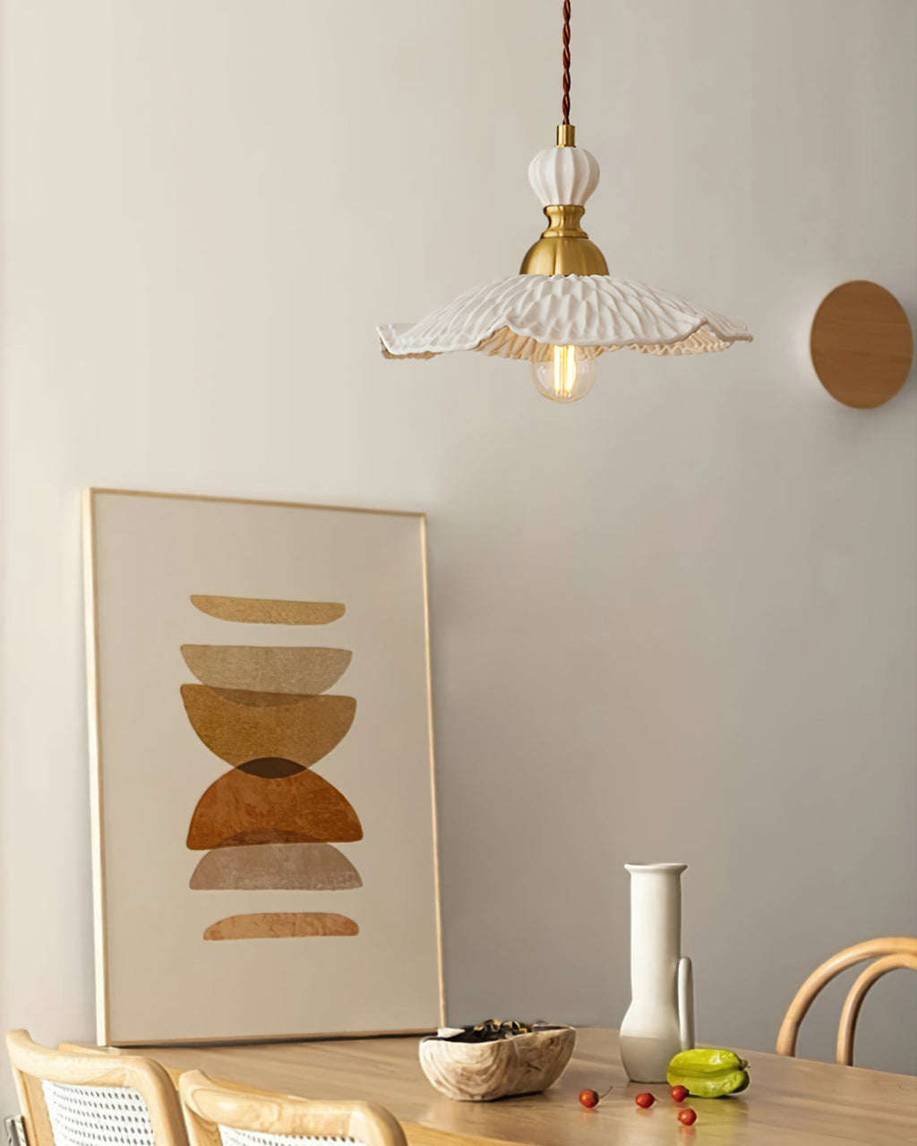 WINTHROP STONEWARE HANGING LANTERN